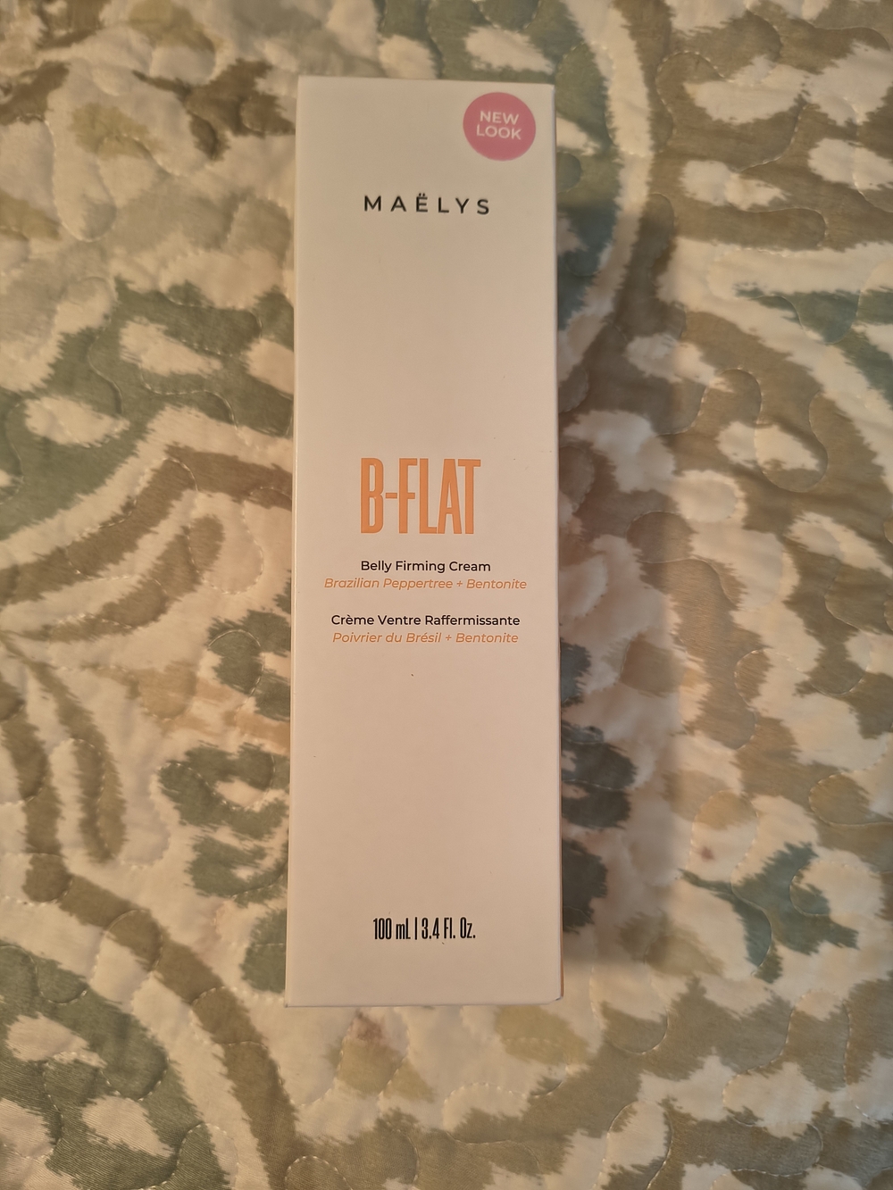 Maëlys B-FLAT Belly Firming Cream — White & Peach
